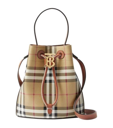 Burberry mini bucket bags